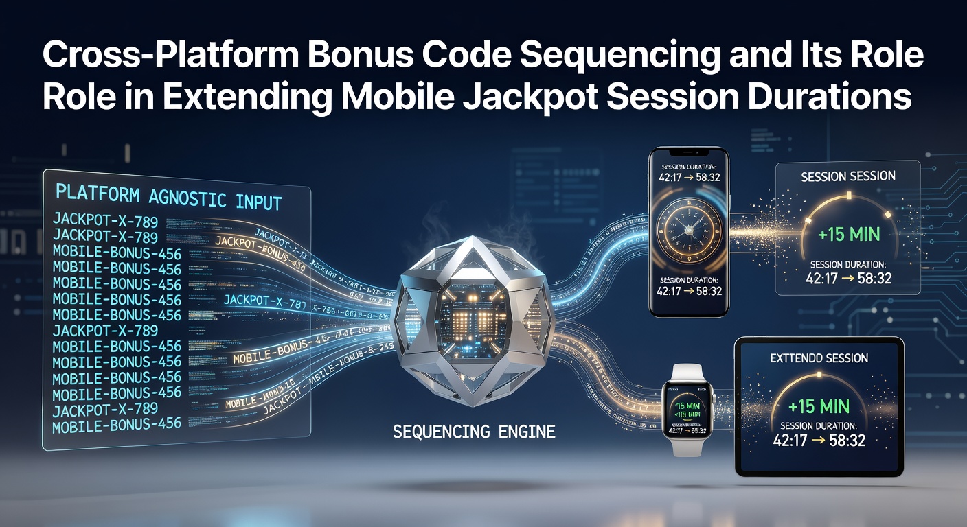 Mobile device displaying sequenced bonus codes activating across casino platforms during a jackpot session