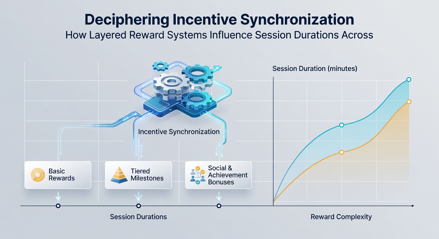Data charts showing session duration changes linked to layered incentives in different slot categories