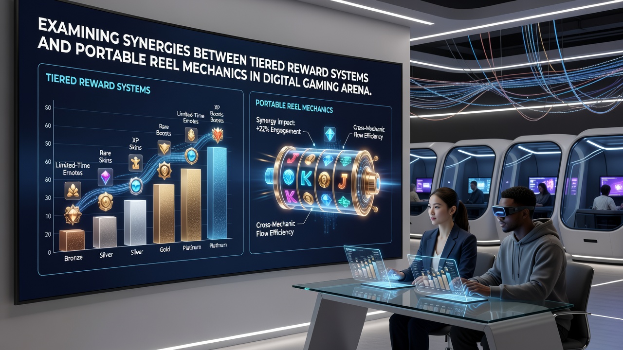 Infographic illustrating reward tier progression linked to mobile reel feature unlocks and engagement metrics