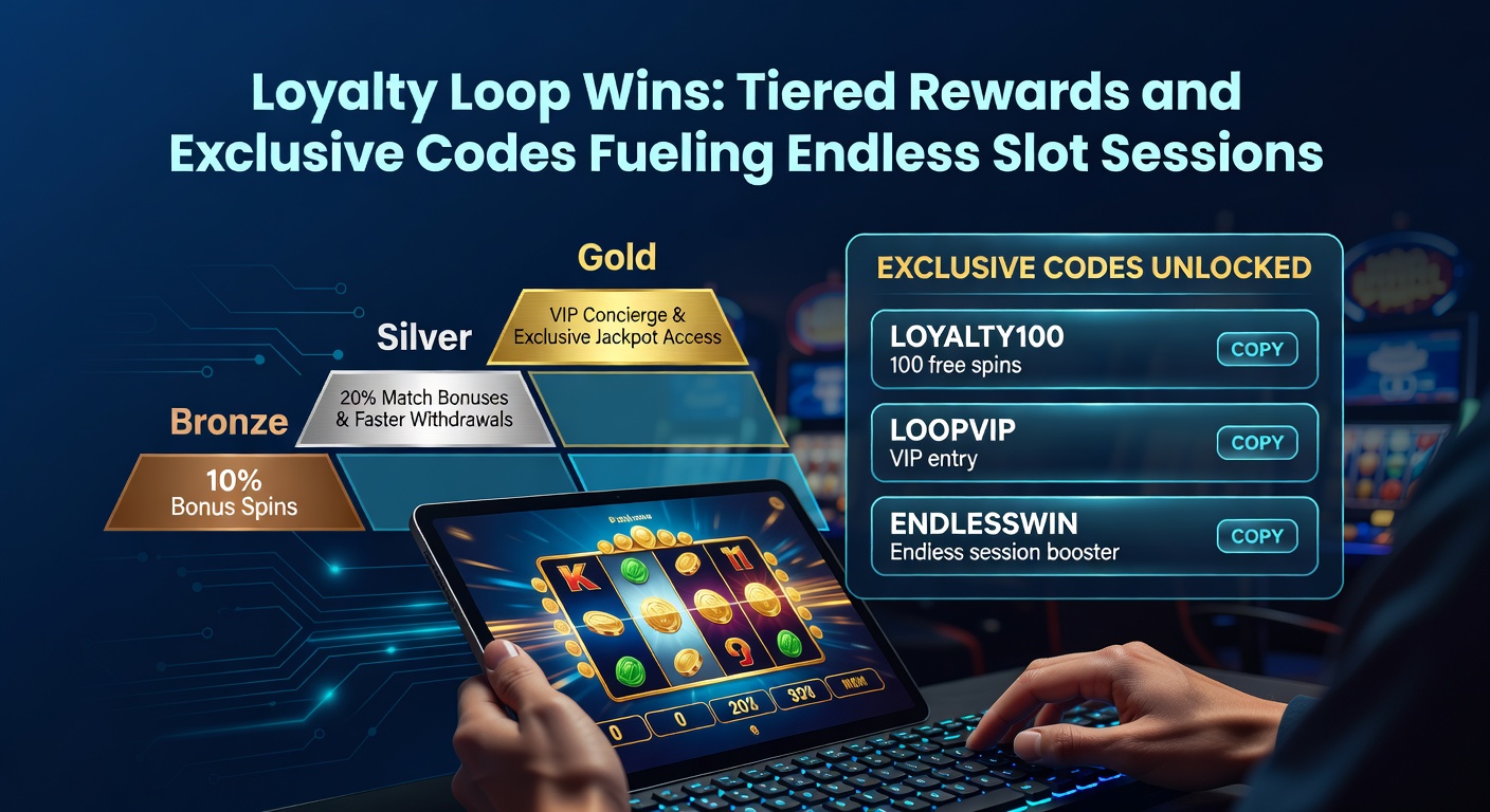 Player dashboard highlighting tier progress bar, exclusive code pop-up, and cascading reward notifications