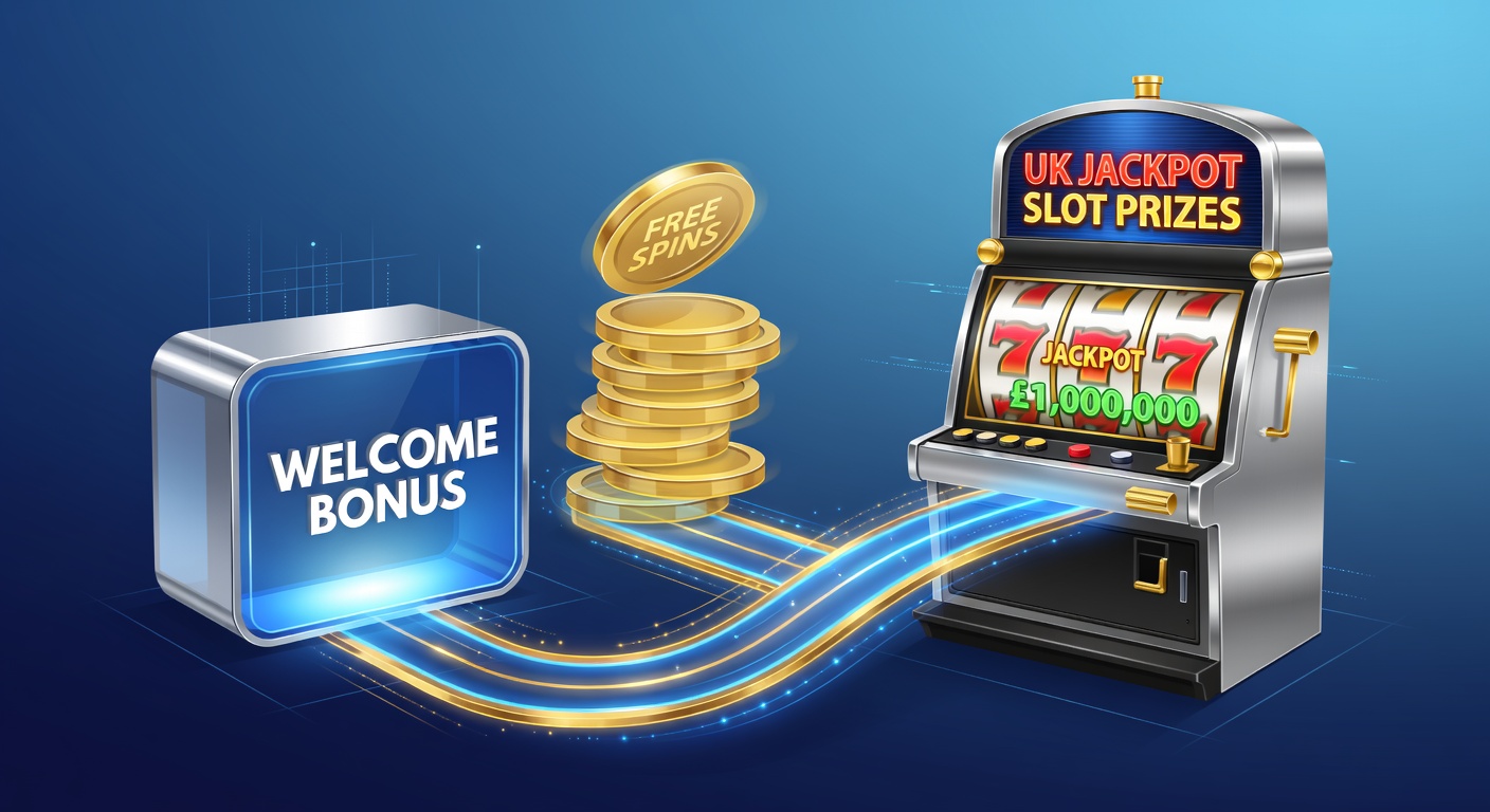 Dynamic graphic of bonus layers stacking like building blocks, culminating in a glowing jackpot symbol on a UK-themed slot screen