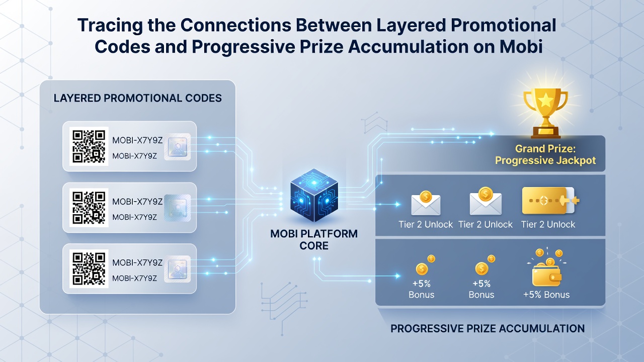 Mobile screen capture of stacked bonus codes contributing to a growing progressive jackpot meter