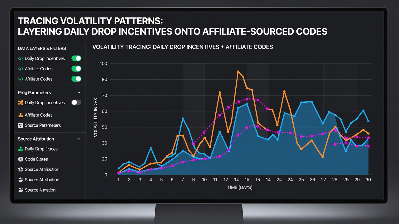 Chart illustrating volatility pattern shifts in layered progressive slot promotions