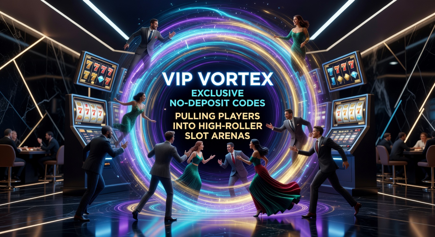 Vibrant high-roller slot arena with glowing VIP codes activating premium games and jackpot reels
