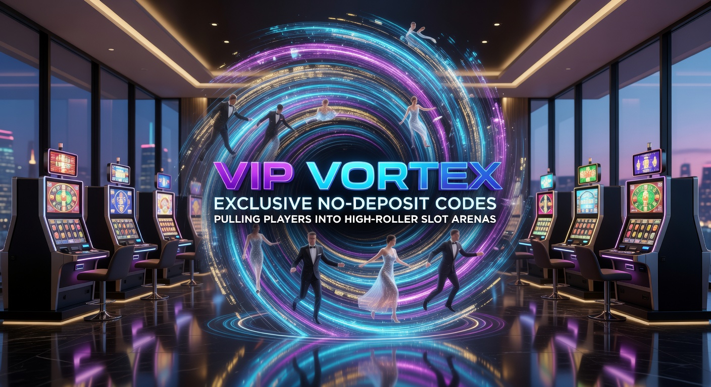 Dynamic VIP dashboard displaying no-deposit codes unlocking high-stakes slot tournaments and jackpot pursuits